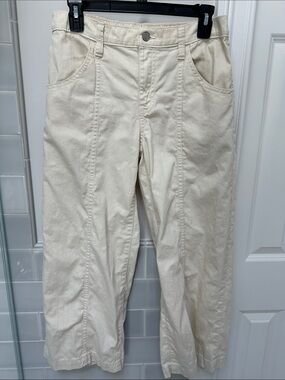Banana Republic Cream Cropped Pants Sz small worn once